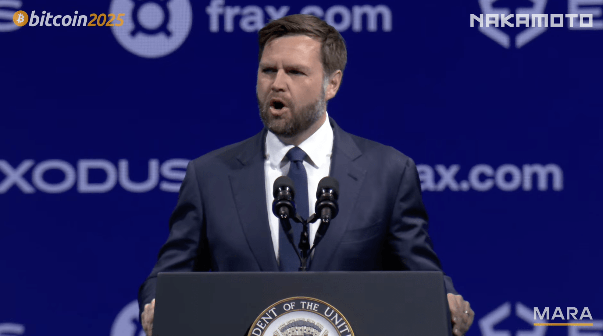 JD Vance Rallies Crowd at Bitcoin 2025 Conference, Says 