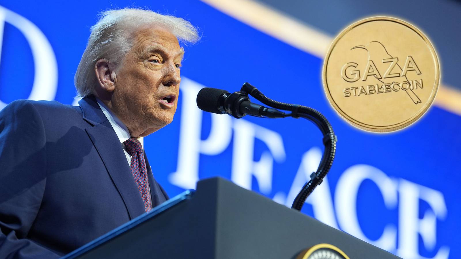 Trump "Board of Peace" Proposes Stablecoin Cryptocurrency for War-torn Gaza