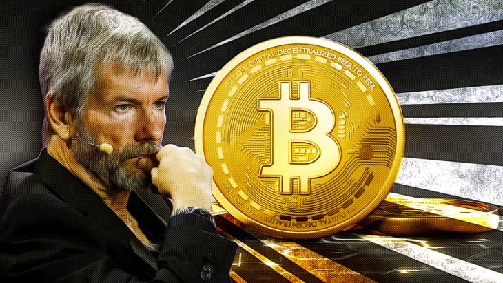 Michael Saylor Advocates for US to Swap Gold Reserves for Bitcoin