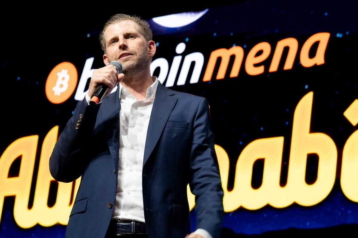 Eric Trump Declares Cryptocurrency the Future of Finance at Bitcoin Mena Conference