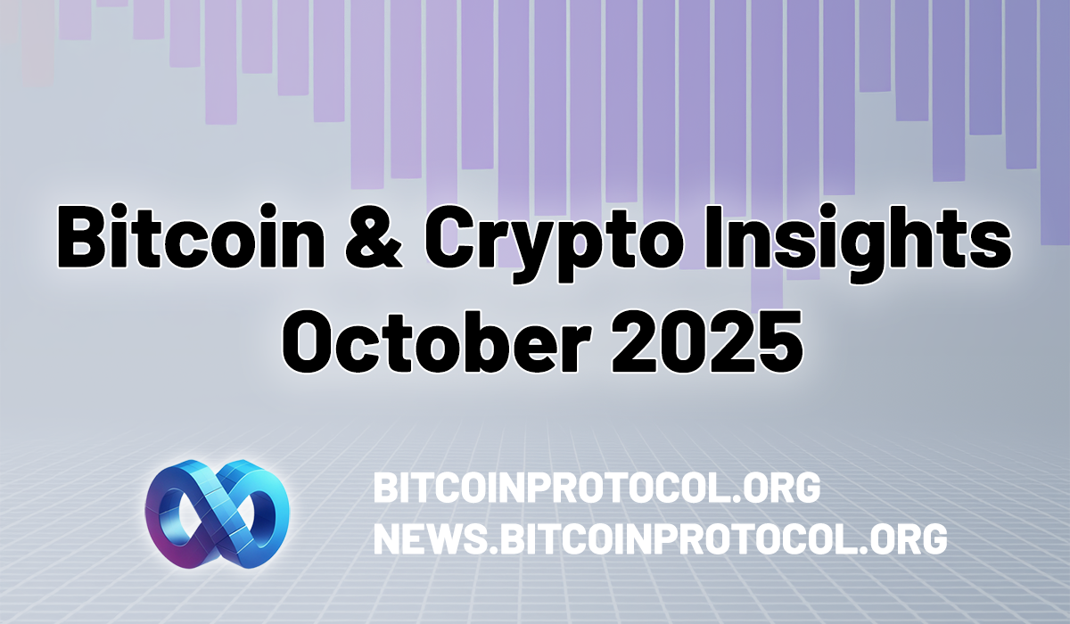 Bitcoin and Crypto Insights: October 2025