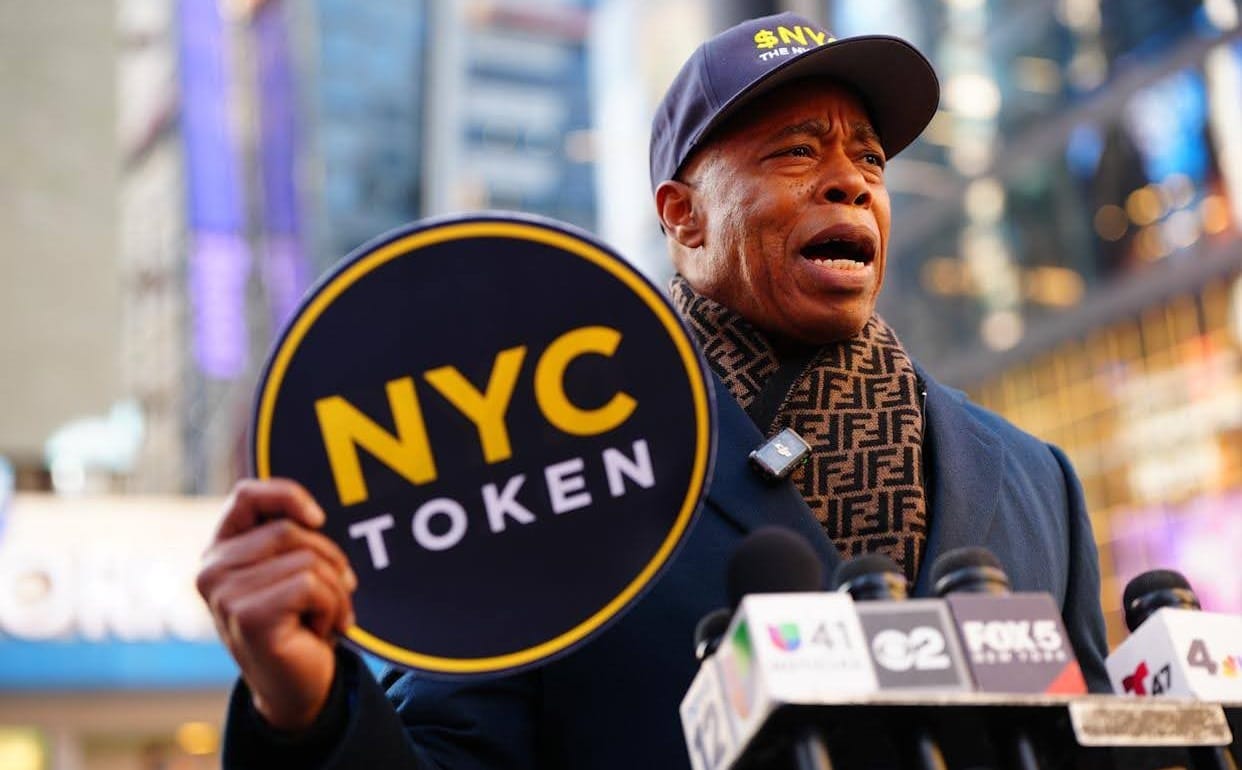 Eric Adams Faces Fraud Allegations After $3.4M NYC Token Rug Pull